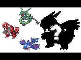 Kyogre has a raid boss cp of 54411 and is boosted by rainy weather, which leads to its capture cps being in the following ranges Pokemon Fusion Sprite Request 16 Groudon Rayquaza Kyogre Legendary Weather Trio Youtube