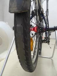 I read that the dahon p8, which has 2.0 wide rims is fitted with the schwalbe big apple tyres which make the ride alot softer. 20 The Accidental Randonneur