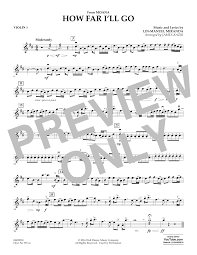 Sie suchen den besten sale? James Kazik How Far I Ll Go From Moana Violin 1 Sheet Music Pdf Notes Chords Children Score Orchestra Download Printable Sku 372386