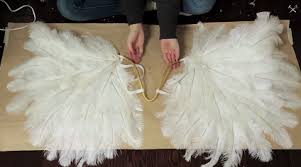 What are angels wings made of? Diy Victoria S Secret Angel Wings The Melody Show