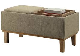Larger ottomans may hold as many as four individual cushions, flipping to reveal tray table surfaces and hidden storage within. Storage Ottoman Coffee Table Modern Eco Friendly With Reversible Tray Tops Continuously The Storage Ottoman Coffee Table Storage Ottoman Ottoman Coffee Table