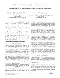 Karl strobel, sylke wagner, yves zischek [zum. Pdf Towards Inferring Ratings From User Behavior In Bittorrent Communities