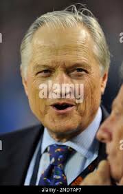 Michael McCaskey, former chairman of the Chicago Brears is seen