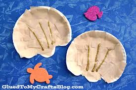 These are hinged on one side, and can be open and closed. Paper Plate Shell Kid Craft Tutorial For Summer Fun