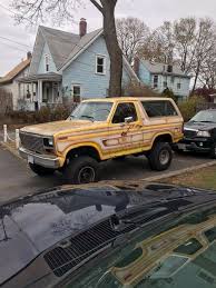 Image result for Bright Yellow 1980 Bronco
