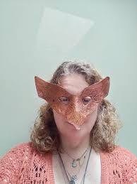 Máscara de cuero, hecha a mano, máscara de dragón para renacimiento,  wiccan, Halloween, pagano, ritual. Nuevo