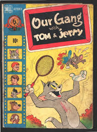 Our Gang With Tom & Jerry #51 1948-Dell-Badminton cover-Barney Bear  appear-VG-