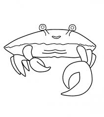 Download and print crab coloring pages for kids! Color The Happy Crab Worksheets 99worksheets