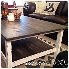 I think i'm going for the end tables next. Ikea Coffee Table Use To Be All Black Now Its Been Given A Julian Miles Shabby Chic Furniture Coffee Table Makeover Coffee Table