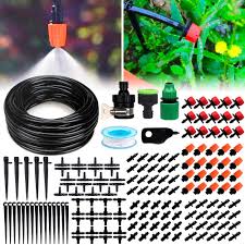 Here's a great hoop house idea from flower patch. Landrip Drip Irrigation System Diy Patio Plant Watering Kit Garden Irrigation System Mist Cooling System With Mist Nozzle Sprinkler For Greenhouse Flower Bed Patio Lawn Buy Online In Cayman Islands At Cayman Desertcart Com Productid 67457263