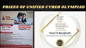 PRIZES OF UNIFIED CYBER OLYMPAID/Prize Distribution Of Unified olympiad -  YouTube