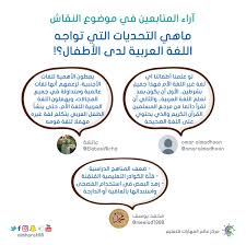 مركز عالم المهارات للتعليم On Twitter ما هي التحديات التي تواجه اللغة العربية لدى الأطفال تم طرح هذا السؤال عبر حساب عالم المهارات في تويتر وكانت نتيجة الاستطلاع واراء المتابعين كالتالي