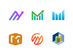 M Chart Typography Branding Brand Guidelines Finance Logo