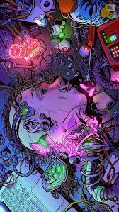 Arttlg Digitalart Artworkcolorful Wallpaper Scifi Fantasy Pop Art Wallpaper Cyberpunk Art Art Wallpaper
