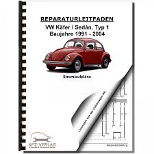 Vw Kafer Und Sedan Typ 1 91 04 Schaltplan Reparaturanleitung