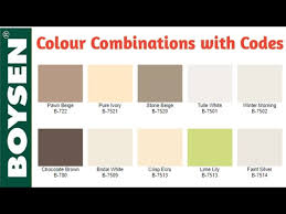 Use our web safe, material design and flat design color chart to find the perfect color combination for your website. Boysen Paint Colors With Codes Philippines Boysen Paint Colors Chart Boysen Paint Colors For Room Youtube