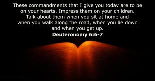 Deuteronomy naturally follows the book of numbers. Deuteronomy 6 6 7 Bible Verse Dailyverses Net