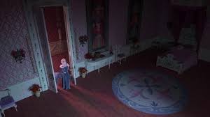 Anna S Bedroom Her Bed Was On The Other Side Of The Room In Frozen And In Frozen Fever Apparently Anna Red Frozen Room Disney Princess Frozen Frozen Bedroom