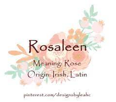 View the meaning and learn how pronounce irish baby names starting with c.each c name has spoken audio so you can listen as names that start with c are read and get the correct pronunciation and meaning. Baby Girl Name Rosaleen Meaning Rose Origin Irish Latin Irish Girl Names Baby Names And Meanings Cute Baby Names