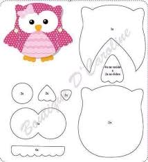 Owl Pattern Eulen Basteln Vorlage Bastelarbeiten Bastelideen
