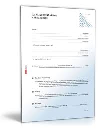 Unsere vielfältigen formulare und vertragsmuster sollen ihnen eine hilfe sein. Zusatzvereinbarung Mankoabrede Muster Zum Download