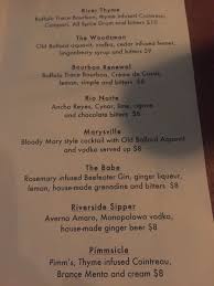 Kingfish Lounge Cocktail Menu Cocktail Menu Lingonberry Syrup Aquavit