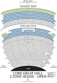 wharton center seating orchestra