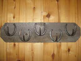 Horseshoe Coat Rack Horseshoe Decor Horseshoe Crafts Horseshoe Projects