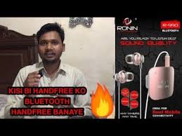 Ronin Bluetooth Wireless Headset R 990 Review Youtube