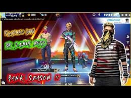 Best survival battle royale on mobile! Playing With Sk Sabir Boss Top Player In Free Fire New Rank Season 11