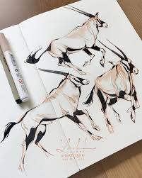 Artstation Inktober 2019 Animals Lois Van Baarle Animal Study Animal Drawings Animal Art