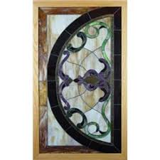 Pair Stained Glass Bar Room Doors