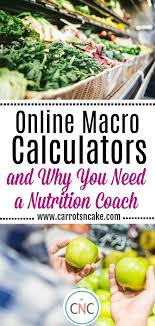 The Best Online Macro Calculators And Why You Need A Nutrition Coach Carrots N Cake Nutrition Nutrition Coach Macro Calculator