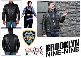 Brooklyn 99 Jake Peralta Leather Jacket Jackets Police Jacket Leather Jacket