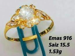 Selain itu model juga mempengaruhi harga cincin yang anda. Cincin Emas 916 Batu Gedung Emas Termurah Di Malaysia Facebook