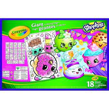 Crayola giant coloring pages shopkins. Crayola Shopkins Giant Colouring Pages Book Shop4mu Com