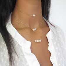 Maybe you would like to learn more about one of these? Gold Layered Necklace Custom Gift For Her Dainty Pearl Choker Necklace Bridesmaid Gift Layering Jewelry Simple Gold Choker Necklace Necklaces Jewelry Valresa Com