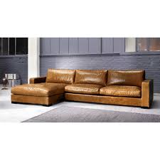 Maisons Du Monde Meuble Decoration Luminaire Et Canape Canape Angle Canape En Cuir Marron Canape D Angle Cuir