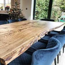 Designer Wood Dining Tables Bespoke Live Edge Dining Tables Uk Dining Table Timber Dining Table Wood Dining Table