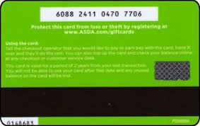 You just need to register the gift card online. Gift Card Shopping Card Asda United Kingdom Of Great Britain Northern Ireland Shopping Card Col Gb Asda 093 Fd35039