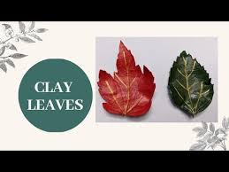 How To Make Clay Leaf Clay Leaves Youtube In 2020 How To Make Clay Clay Maple Leaf Tattoo