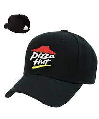 Pizza Hut Black Embroidery Adjustable Baseball Cap Souvenier Gift Unique Hat Cs127aibqjt Unique Hats Hats For Men Black Embroidery