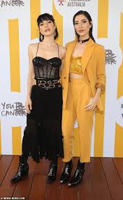 The information does not usually directly identify you, but it can give you a more personalized web experience. The Veronicas Lisa And Jessica Origliasso Put On A United Front In Black And Yellow Outfits Daily Mail Online