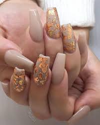 Please Wait Fall Acrylic Nails Gold Nails Gorgeous Nails