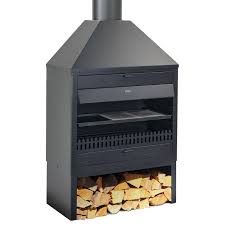 * powder coated outer shell. Outdoor Wood Fireplace Nz Tekapo Steel Fire Pizza Oven From Kent