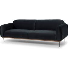 Benson Triple Seat Sofa In Shadow Grey Fabric Seat Memoky Com Fabric Seat Sofa Seating