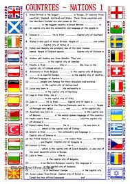 Countries 1 English Teaching Materials English Lessons Teaching English