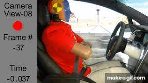 Feds say tesla exaggerating model 3 crash test results. 2017 Tesla Model X Side Crash Test On Make A Gif