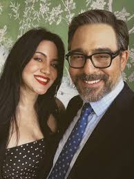 Fun night with my wife at opening night of @cshepherd13 “Table to Stage”  series at Stages Theatre! Johnny Carrabba was the guest and the talk was  wonderful. ♥️🙏 #foodie #tabletostage #houston