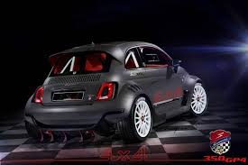 Learn about the fiat 500 2017 abarth in saudi arabia: Fiat 500 Awd 350hp Racer Is Wickedly Adorable Slashgear